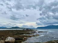 Vu de Rocky Harbour à partir de Lobster Cove.