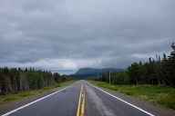 Plein de paysages dramatique avec la tempête qui a passé.