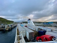 On a pris le traversier Highlander pour aller du Cape Breton jusqu'a Terre Neuve.