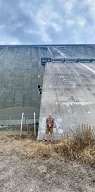L'impressionionant barrage hydro-électrique de Manic Cinq.